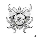 luffy tattoo design idea