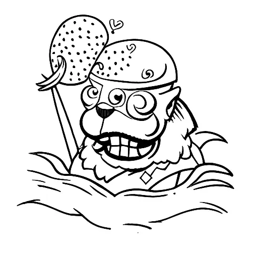 love the sinner, island of the misfit toys tattoo design idea