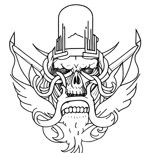 blasphemous tattoo design idea