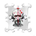 jigsaw from saw movie on tricycle tattoo design idea