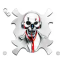 jigsaw from saw movie on tricycle tattoo design idea