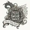 "I solemnly swear that I'm up to no good"  tattoo design idea