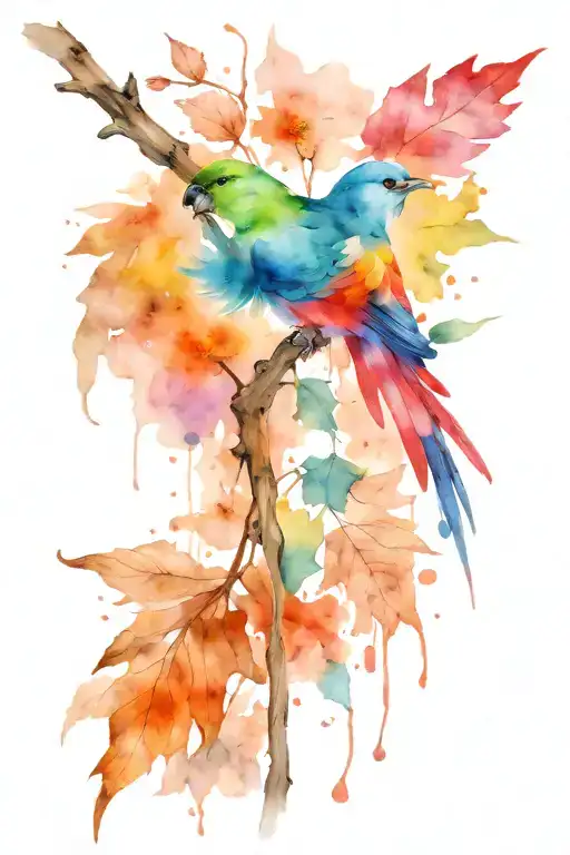 the phinex come from the ash tree tattoo design idea