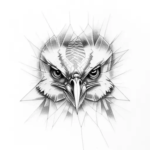 Flying Buzzard  tattoo design idea