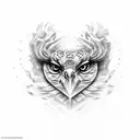 Buzzard  tattoo design idea