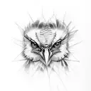 Flying Buzzard  tattoo design idea