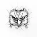 Flying Buzzard  tattoo design idea