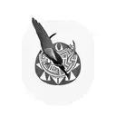 Sparrow tattoo design idea