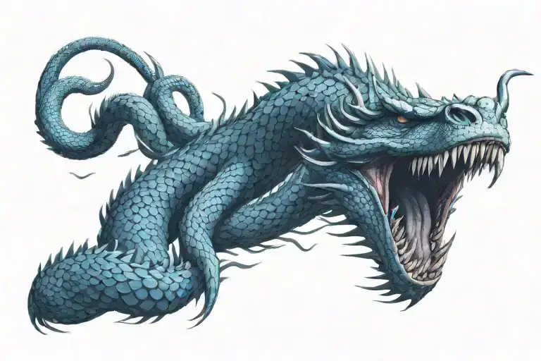 jormungandr tattoo design idea