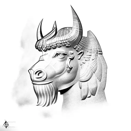 lamassu tattoo design idea