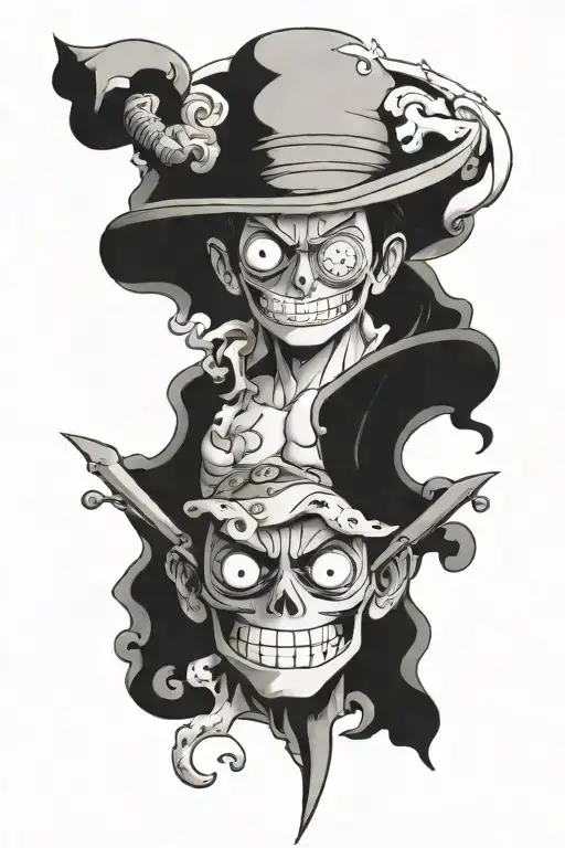 Law one piece tattoo design idea