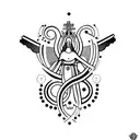 rosary whose format is from the territory of Brazil and in place of the dots put the names of Gelavir, Adelaide, Emanuel tattoo design idea