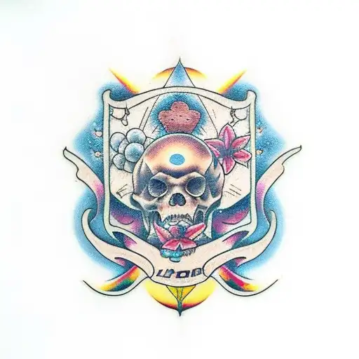 1991,borboleta,tres ponto,flor de lótus  tattoo design idea