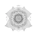 Incorporate henna-inspired patterns into a celestial-themed tattoo tattoo design idea