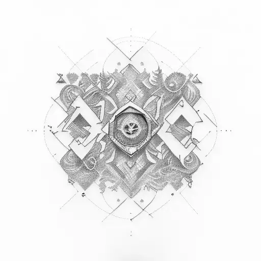 moto chandelier  tattoo design idea