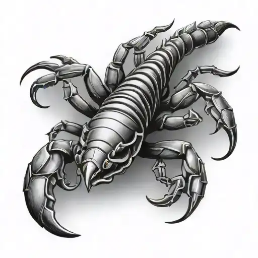 scorpion tattoo design idea