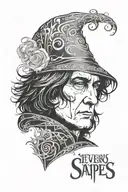 severus snape tattoo design idea