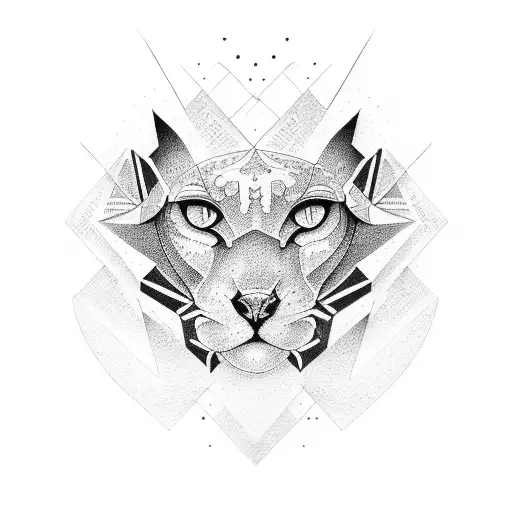 art deco tattoo design idea