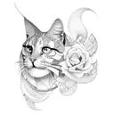 art deco tattoo design idea