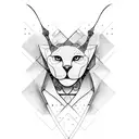 art deco tattoo design idea