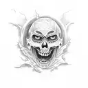 Dracula tattoo design idea