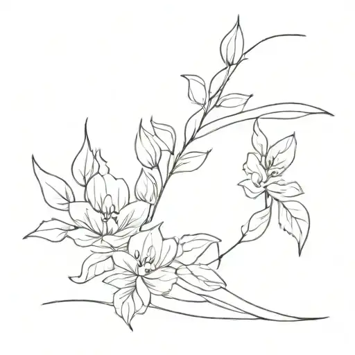 Evelyn tattoo design idea
