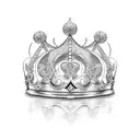 King's Crown tattoo design idea