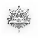King's Crown tattoo design idea