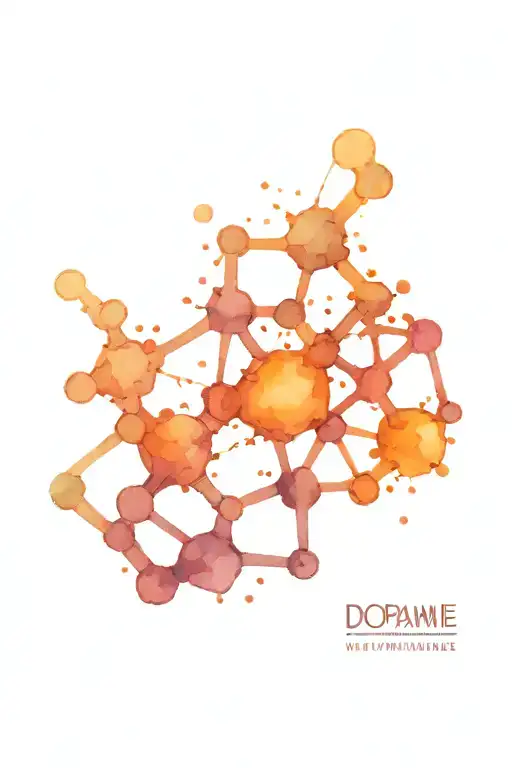 dopamine chemical structure tattoo design idea