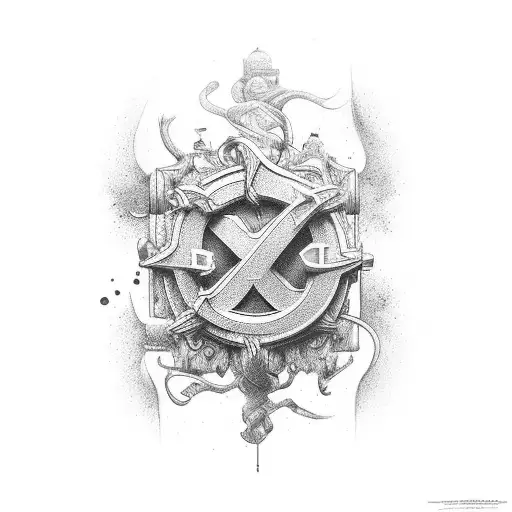 cruz da vida socorrista tattoo design idea