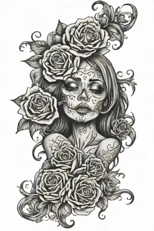 death in the form of love to capture the peircing curse of pain and sorrow the woman tears guide for hope shes beautyful tattoo design idea