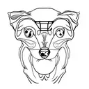 dachshund tattoo design idea