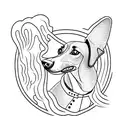 dachshund tattoo design idea