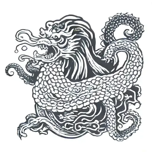 kraken tattoo design idea