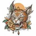 cozy bed tattoo design idea