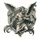 st Christopher  tattoo design idea