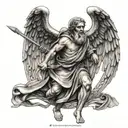 st Christopher  tattoo design idea