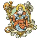 st Christopher  tattoo design idea