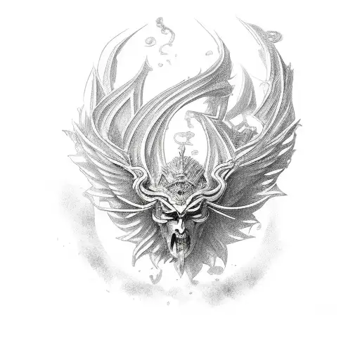saint michael tattoo design idea