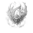 saint michael tattoo design idea