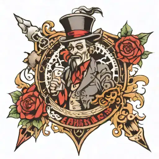 gambler tattoo design idea