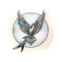 mockingjay  tattoo design idea