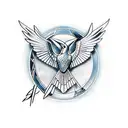 mockingjay  tattoo design idea