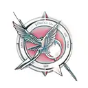 mockingjay  tattoo design idea