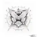 stop overthinking tatoo, mind in space tattoo design idea