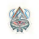 arrowhead with pheasant feathers tattoo design idea
