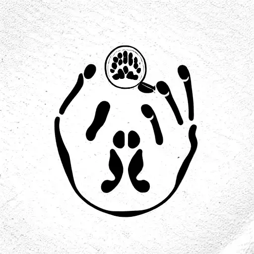 stethoscope, paw print, halo tattoo design idea