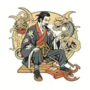 Count of Monte Cristo tattoo design idea