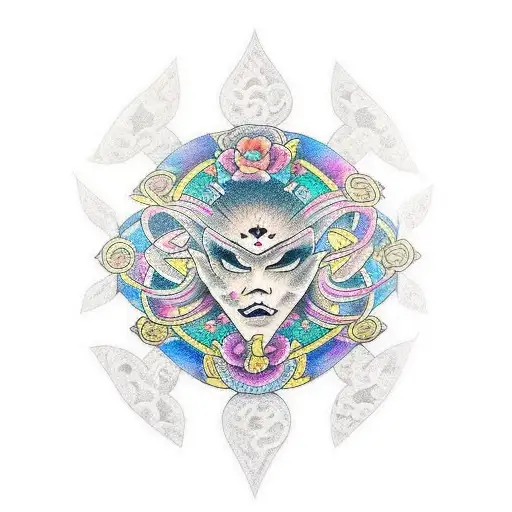 a beautiful and unique tattoo of Hecate  tattoo design idea