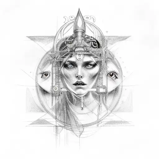 Hecate  tattoo design idea